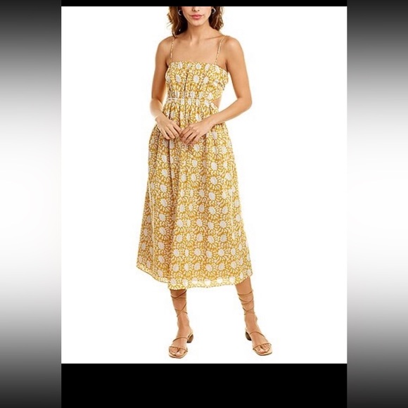 CELINA MOON Dresses & Skirts - Celina Moon cutout midi dress, size medium